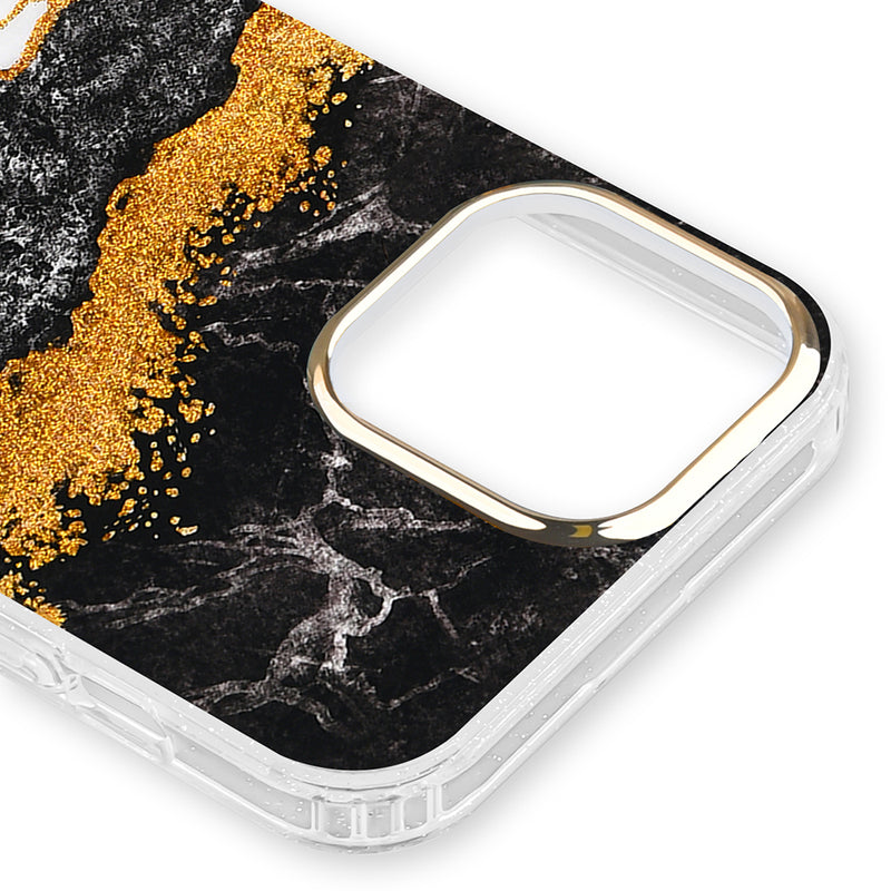 Black iPhone 13 Pro Max Marble Case