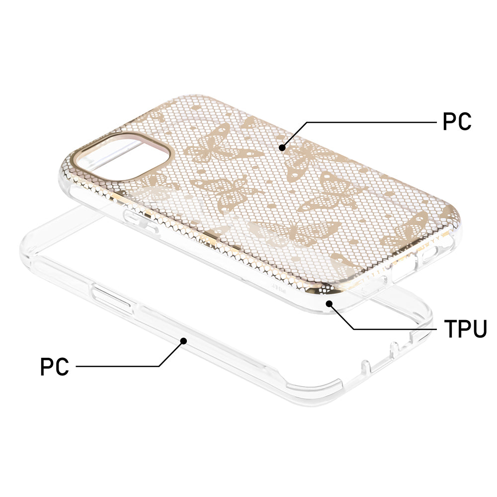 IPHONE-BUTTERFLY LACE GOLD
